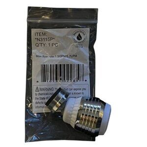 Niagara Conservation Swivel Kitchen Aerator Chrome Nozzle 1.5 GPM Dual Thread